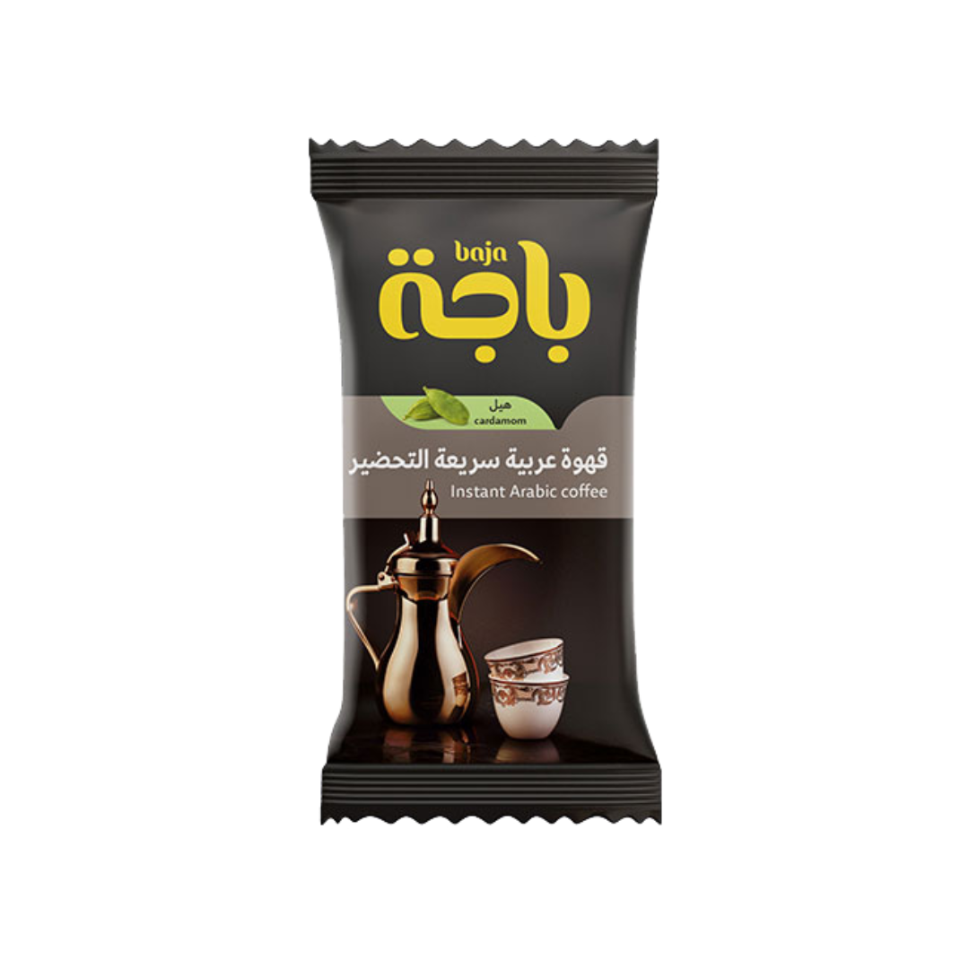 Baja Instant Arabic Coffee With cardamom 30g Packs for Thermos (Dallah)